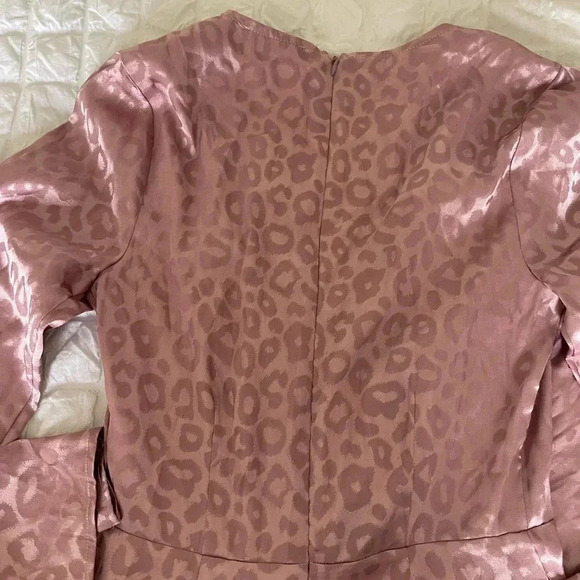 Lulus untamed Dame satin leopard jumpsuit - Picture 10 of 13